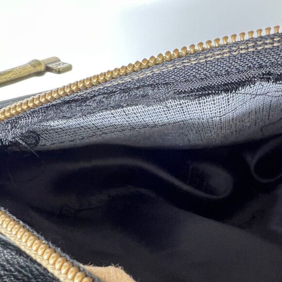 As Is Fossil 1954 Leather Crossbody Bag with Key Black New American Classic - Picture 12 of 13